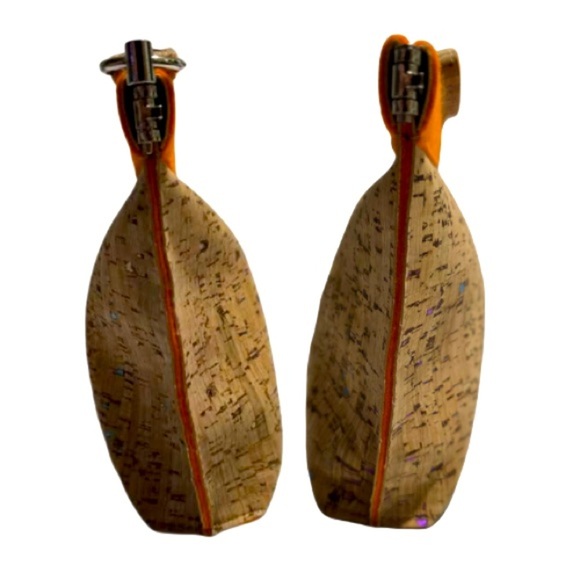 Posh Felt Cork and Felt Cosmetic/Accessory Bag. - Picture 4 of 6